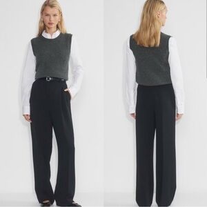 Aritzia Black Wide Leg Pants